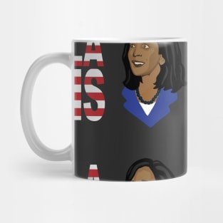 Kamala Harris Black Mug